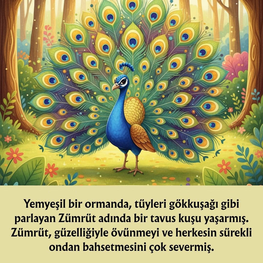 Övülmeyi Seven Tavus Kuşu (2)